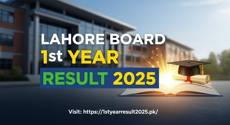 Lahore Board 1st Year Result 2025 – Check by Roll Number, Name & SMS